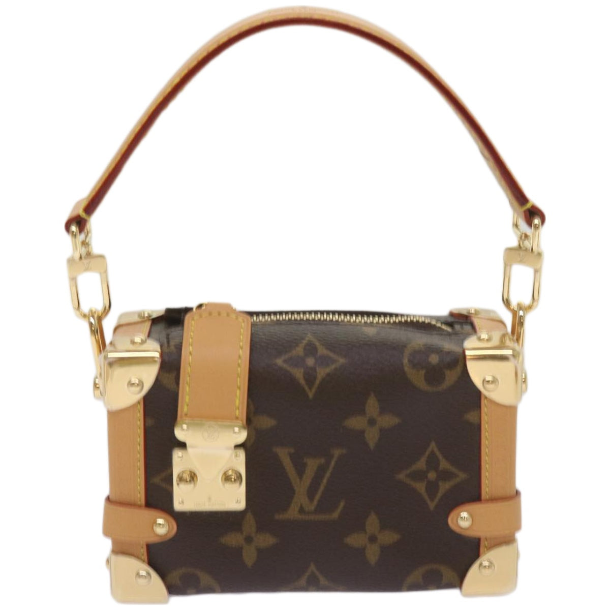 LOUIS VUITTON Monogram Pico Side Trunk Hand Bag M83018 LV Auth ar11397S