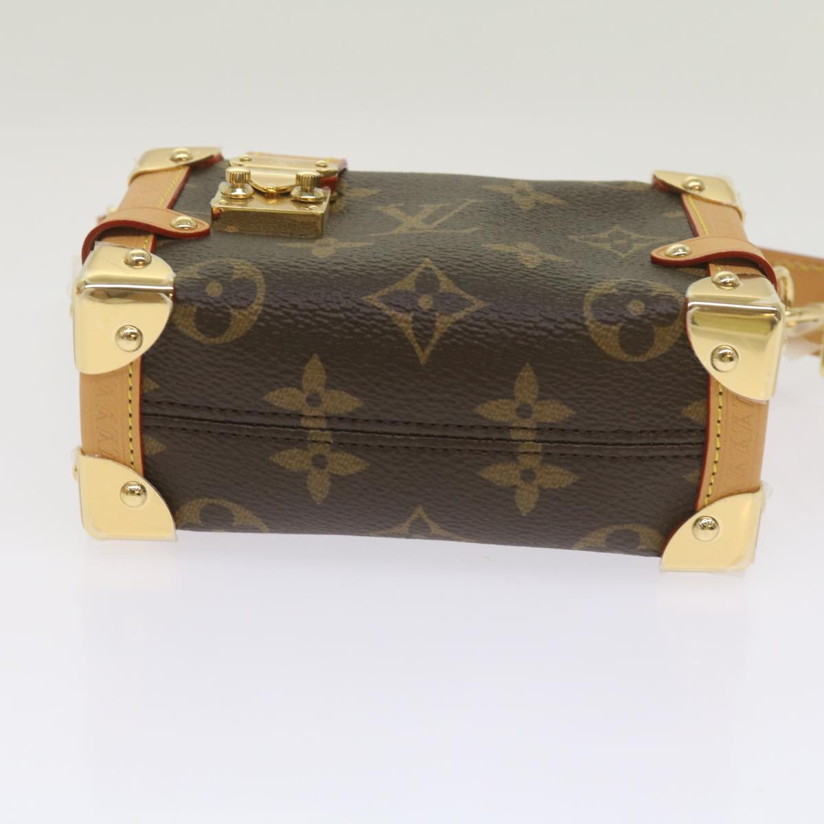 LOUIS VUITTON Monogram Pico Side Trunk Hand Bag M83018 LV Auth ar11397S