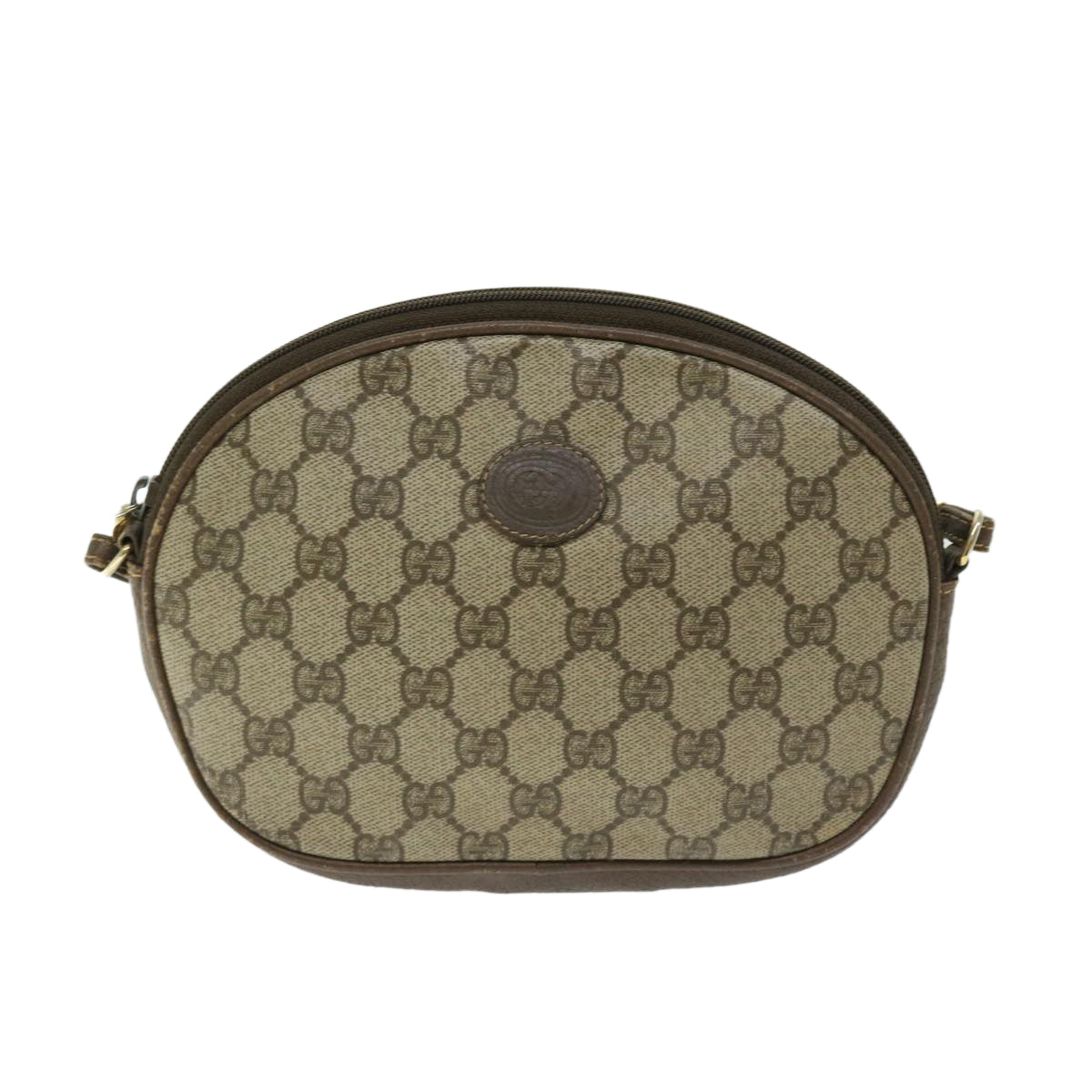 GUCCI GG Supreme Shoulder Bag PVC Beige 007 084 0094 Auth ar11401 - 0