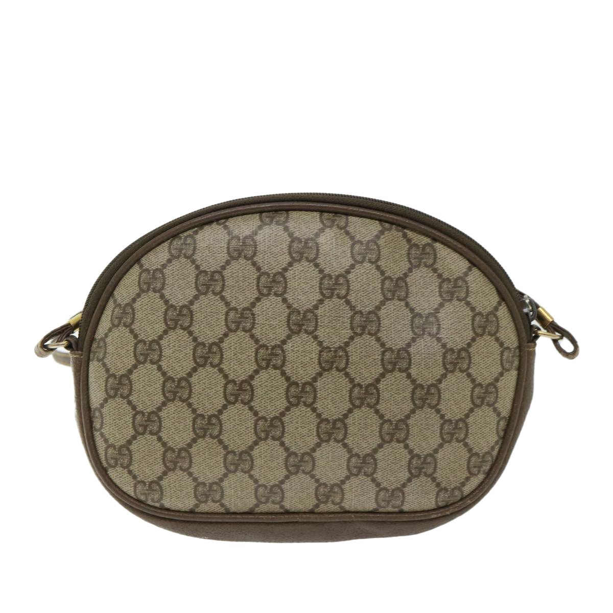 GUCCI GG Supreme Shoulder Bag PVC Beige 007 084 0094 Auth ar11401