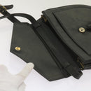 SAINT LAURENT Shoulder Bag Leather Black Auth ar11404-15