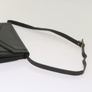 SAINT LAURENT Shoulder Bag Leather Black Auth ar11404-8