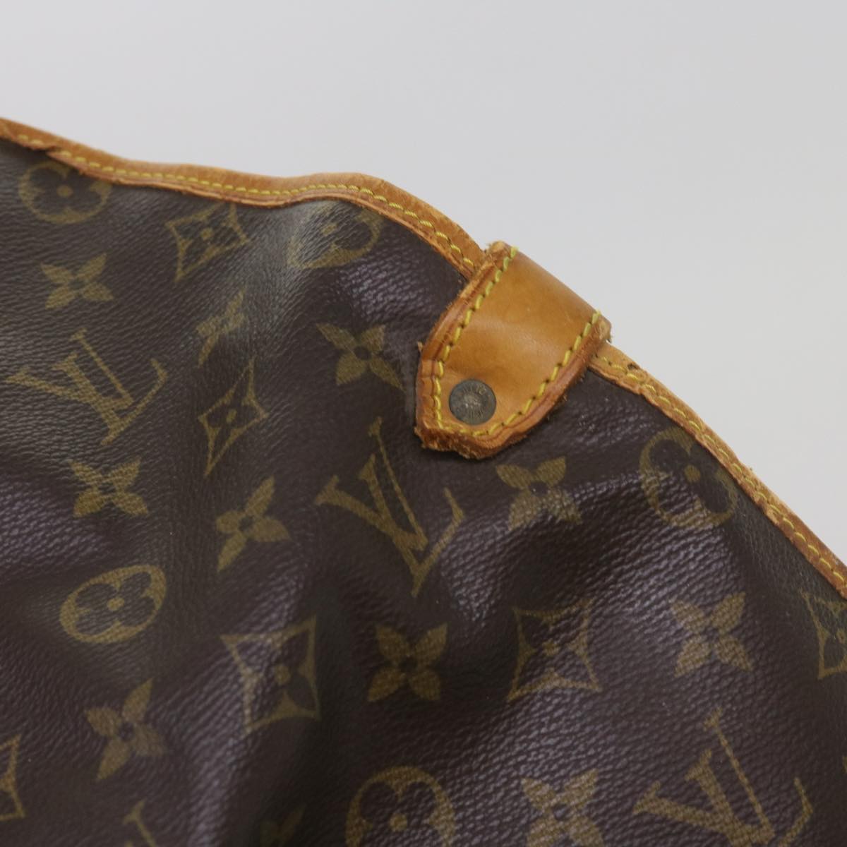 LOUIS VUITTON Monogram Saumur 35 Shoulder Bag M42254 LV Auth ar11407