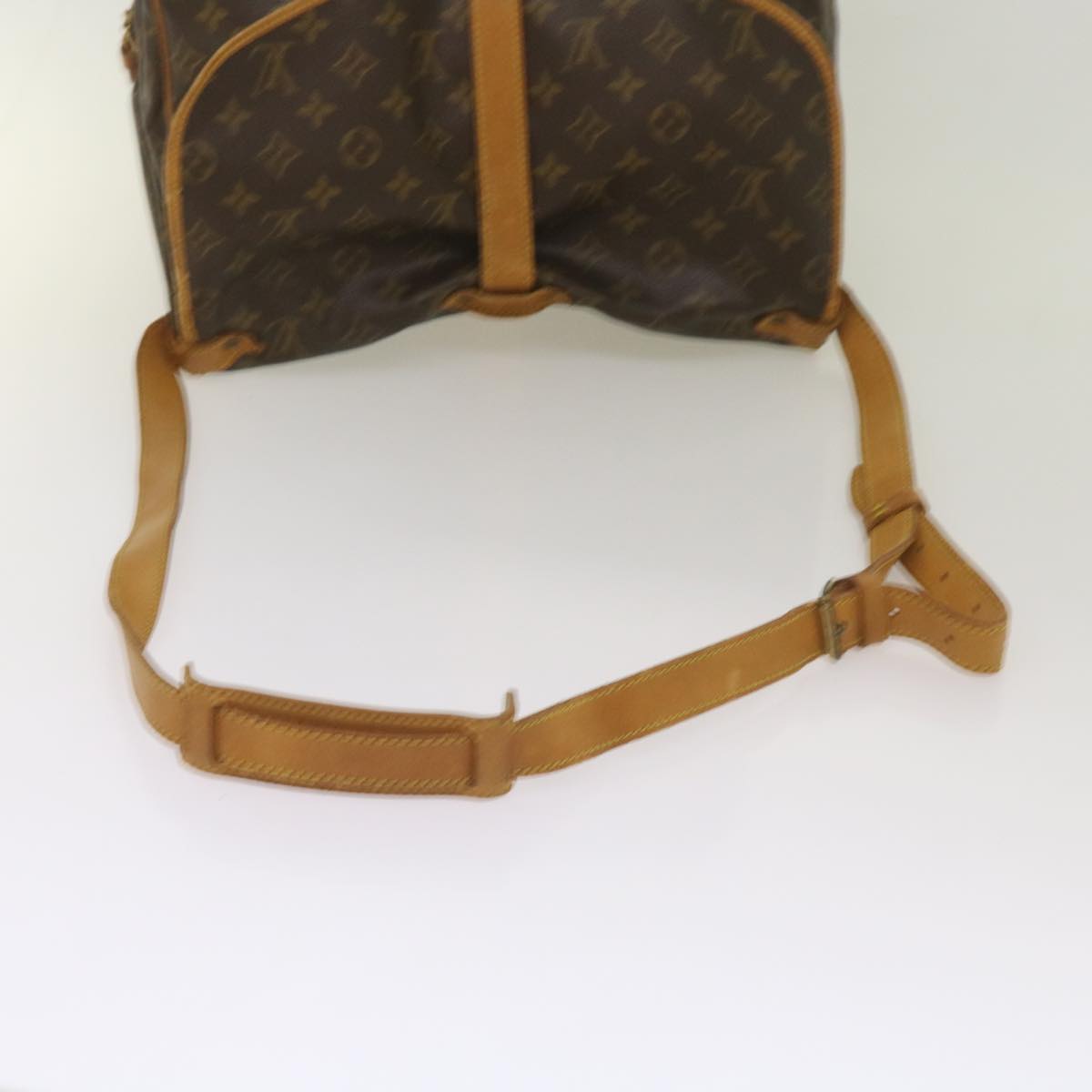 LOUIS VUITTON Monogram Saumur 35 Shoulder Bag M42254 LV Auth ar11407