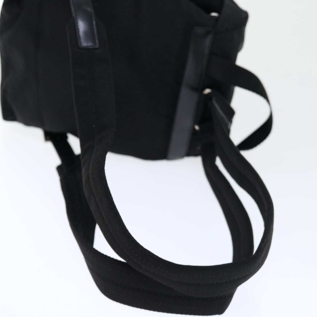 PRADA Backpack Nylon Black Auth ar11420