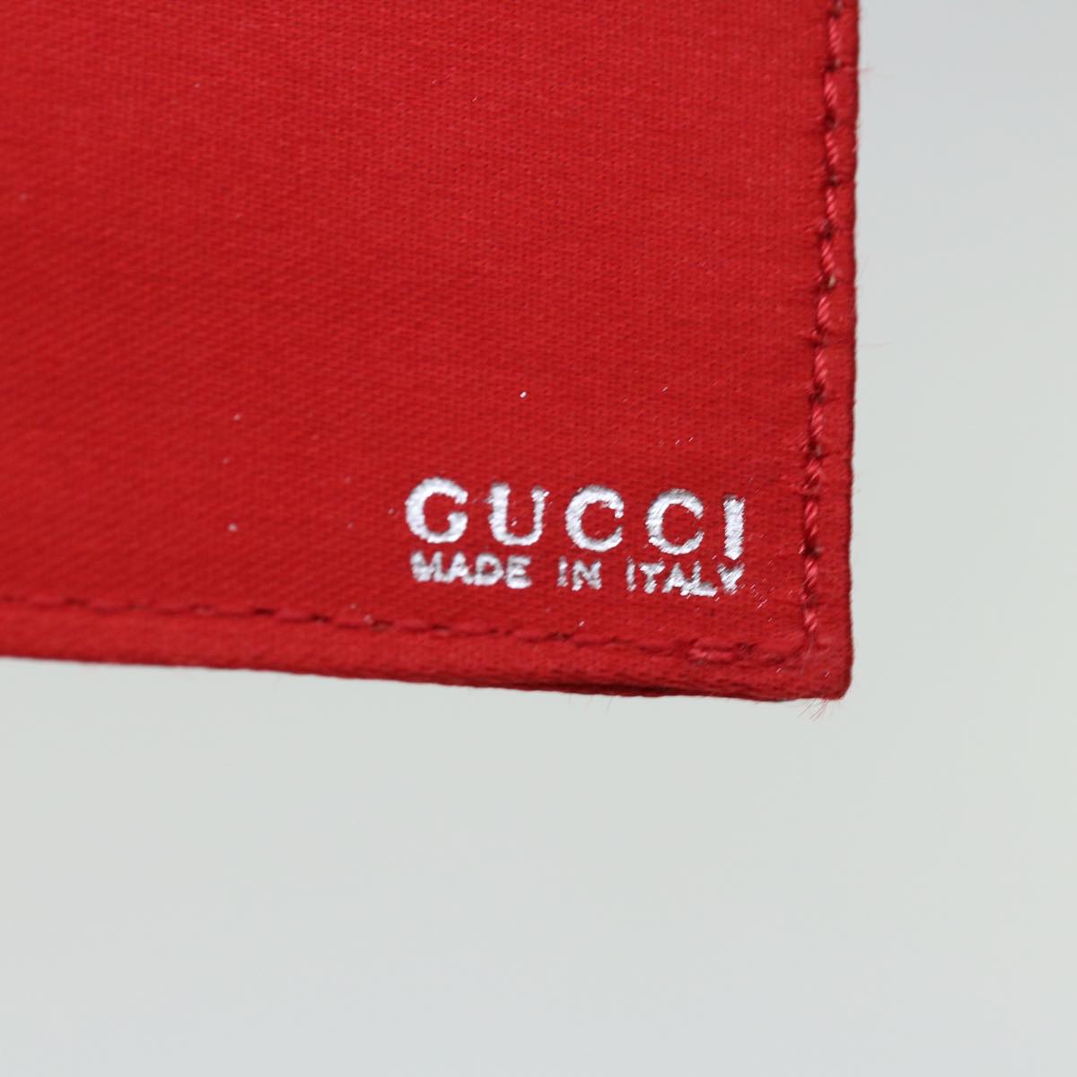 GUCCI Gamaguchi Shoulder Bag Patent leather Red Auth ar11424