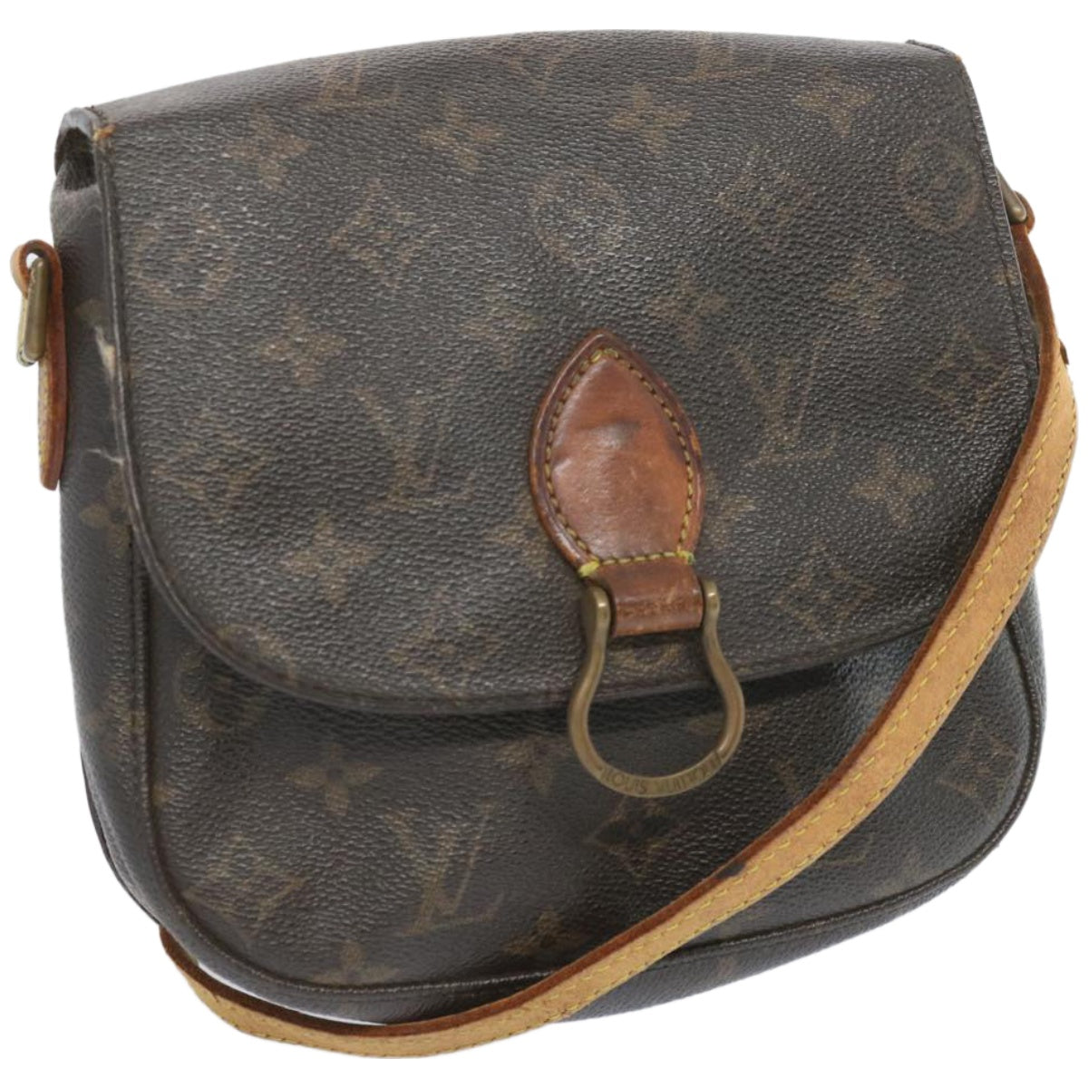 LOUIS VUITTON Monogram Saint Cloud MM Shoulder Bag M51243 LV Auth ar11429