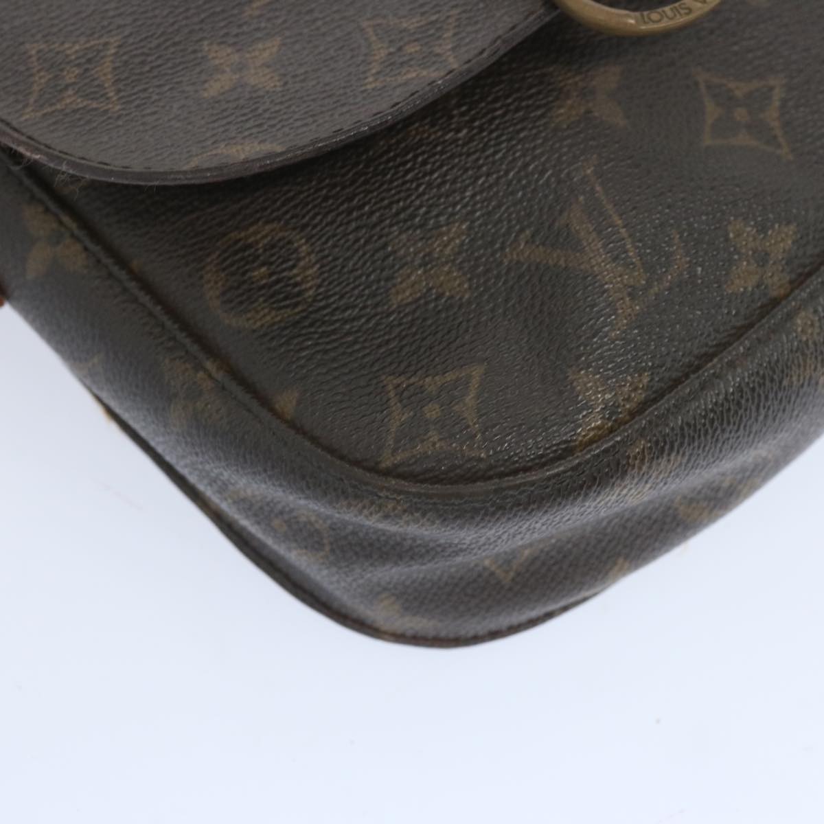 LOUIS VUITTON Monogram Saint Cloud MM Shoulder Bag M51243 LV Auth ar11429