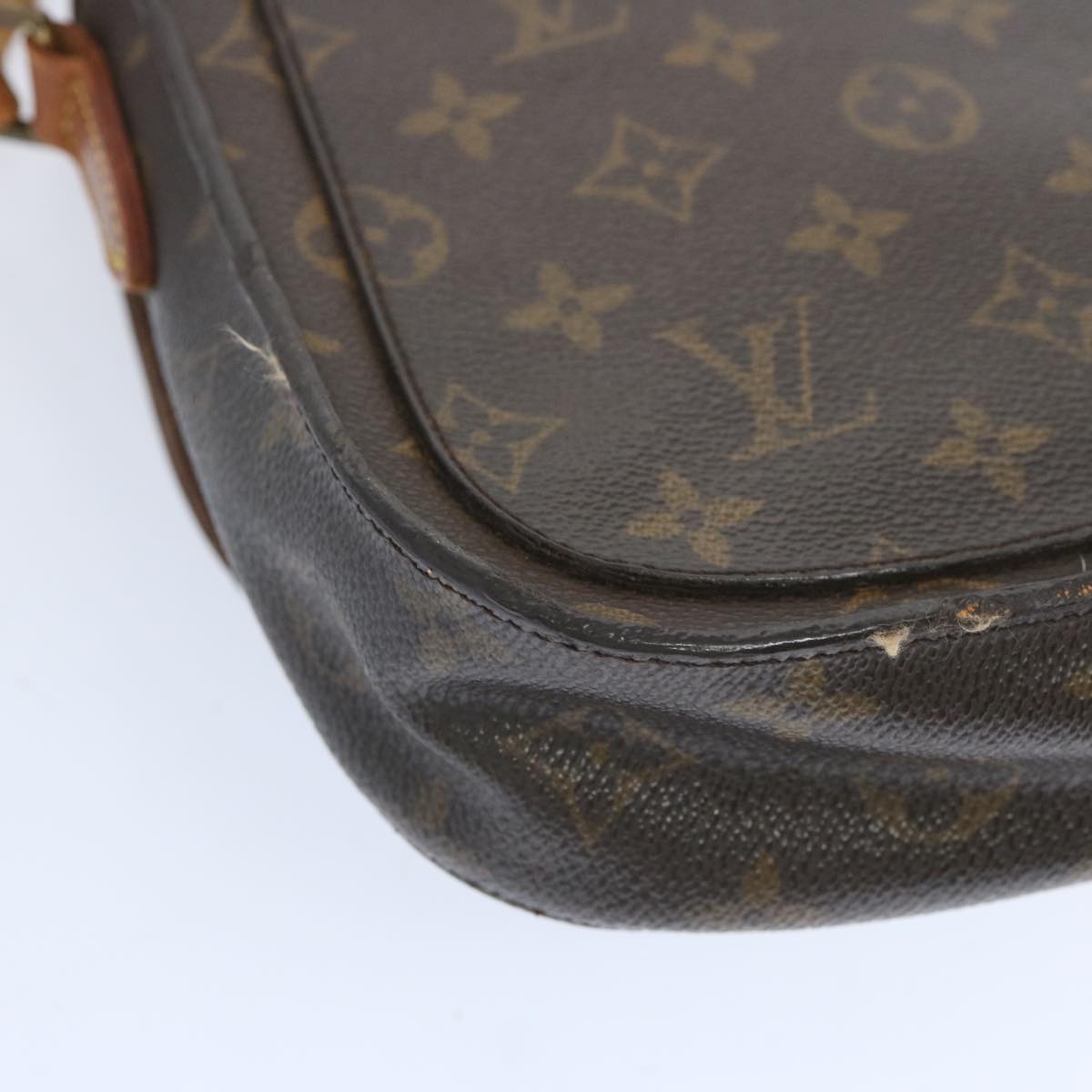 LOUIS VUITTON Monogram Saint Cloud MM Shoulder Bag M51243 LV Auth ar11429