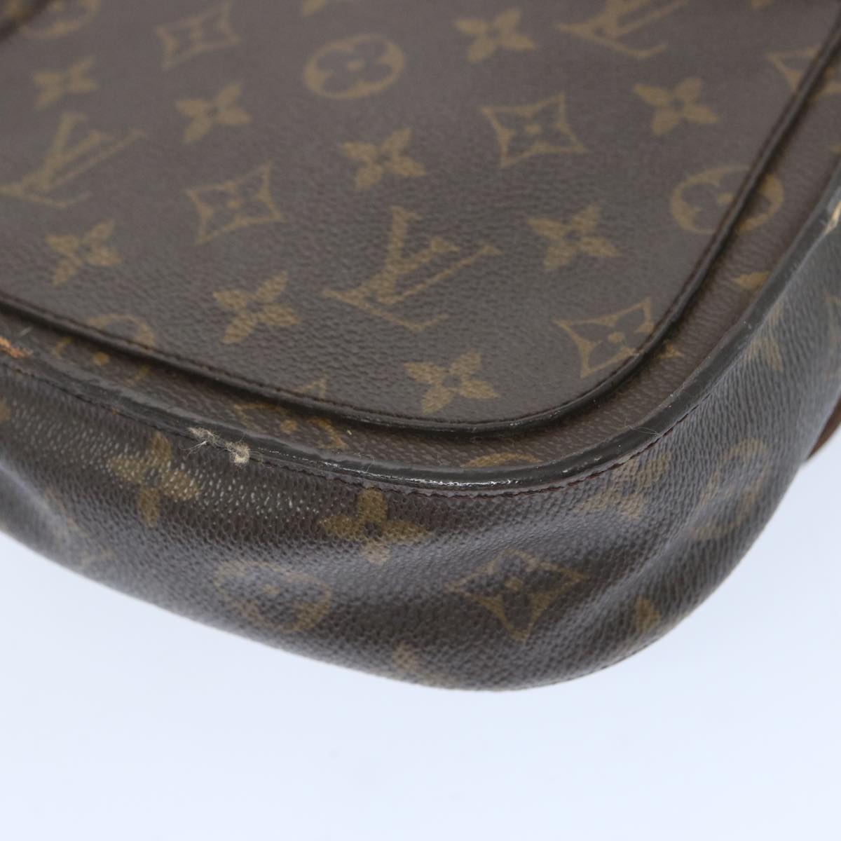 LOUIS VUITTON Monogram Saint Cloud MM Shoulder Bag M51243 LV Auth ar11429