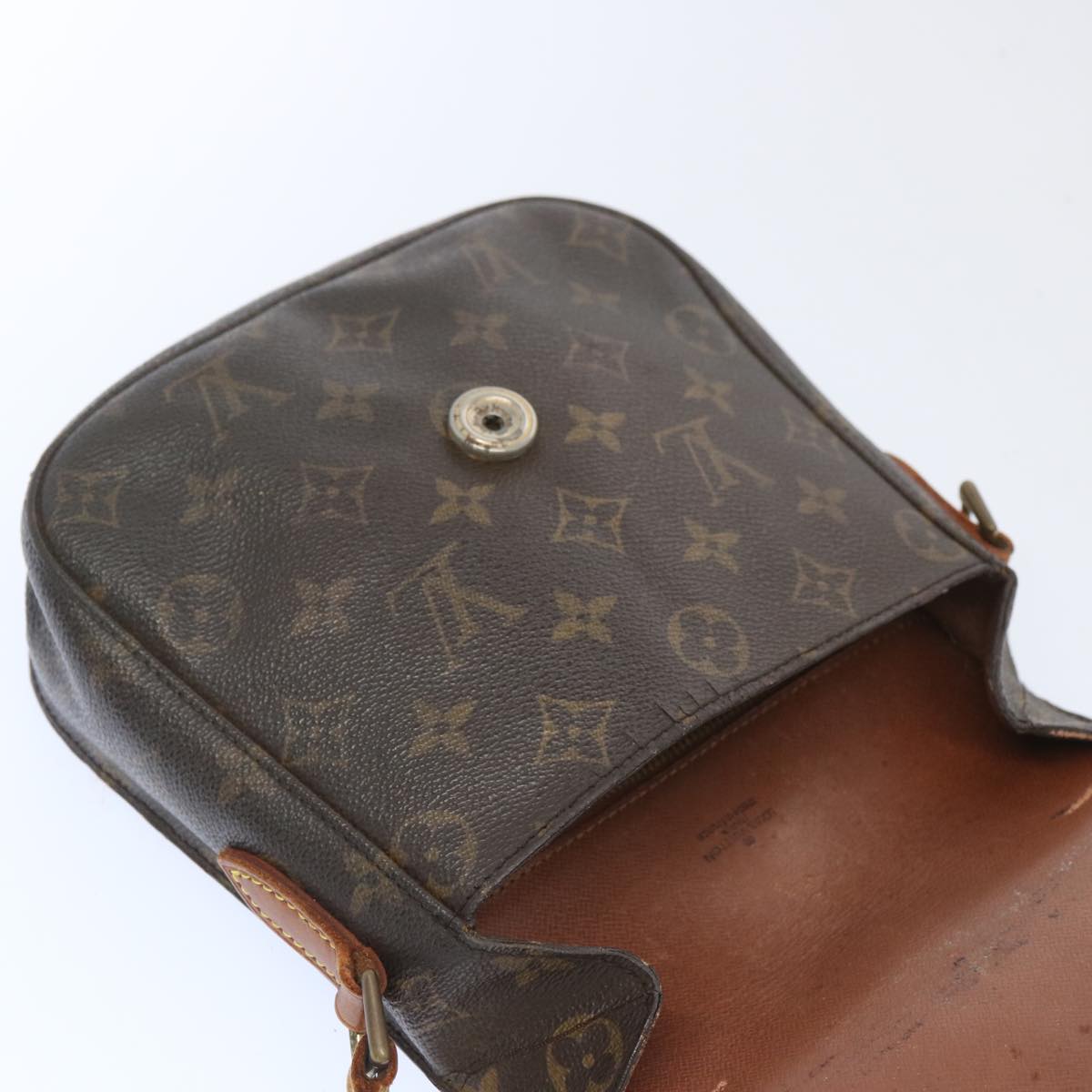 LOUIS VUITTON Monogram Saint Cloud MM Shoulder Bag M51243 LV Auth ar11429