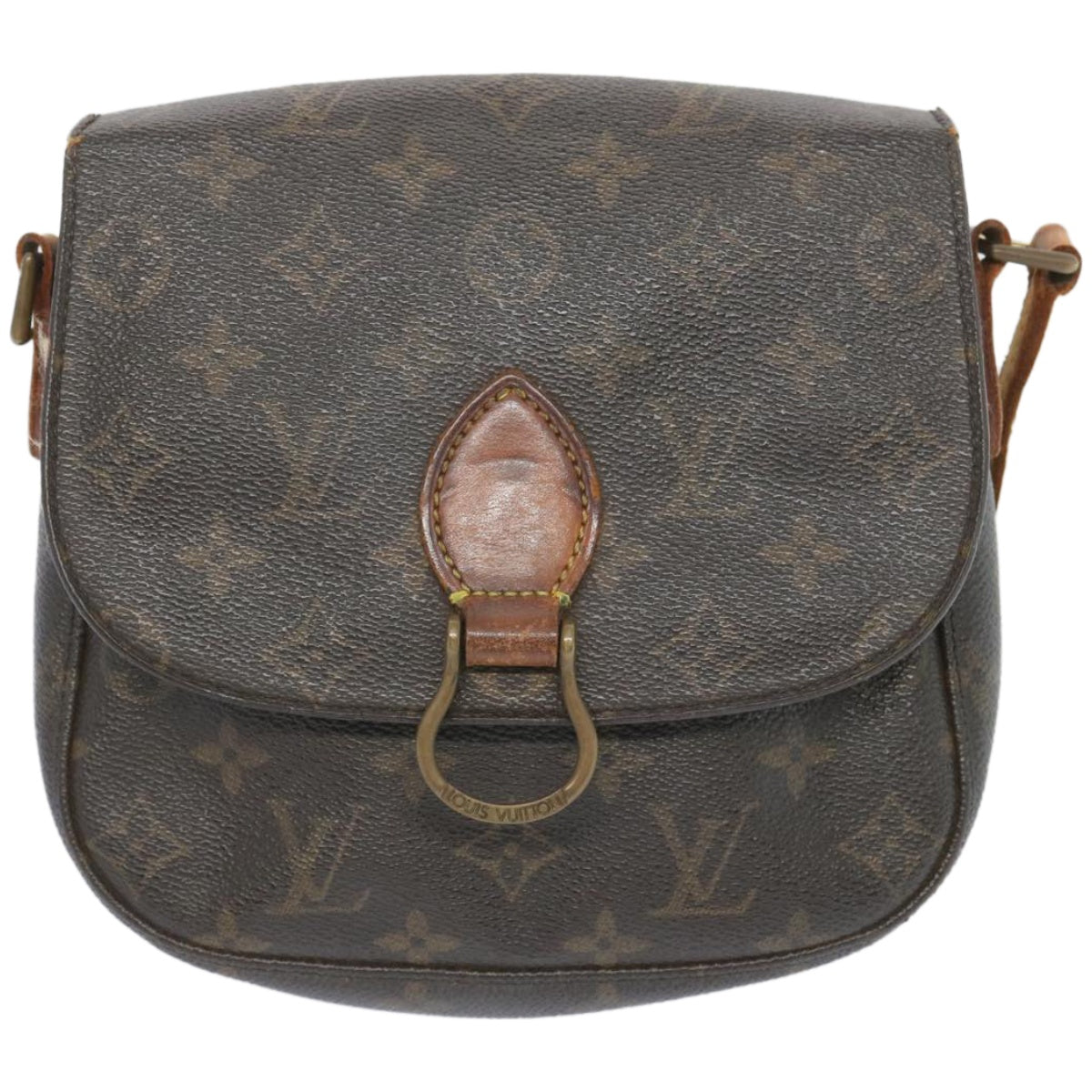 LOUIS VUITTON Monogram Saint Cloud MM Shoulder Bag M51243 LV Auth ar11429