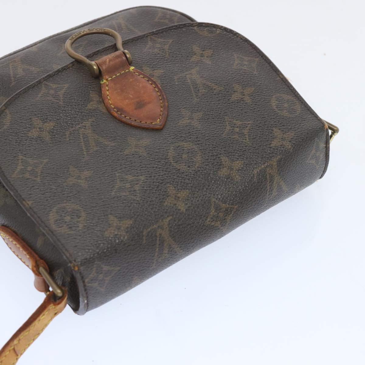 LOUIS VUITTON Monogram Saint Cloud MM Shoulder Bag M51243 LV Auth ar11429