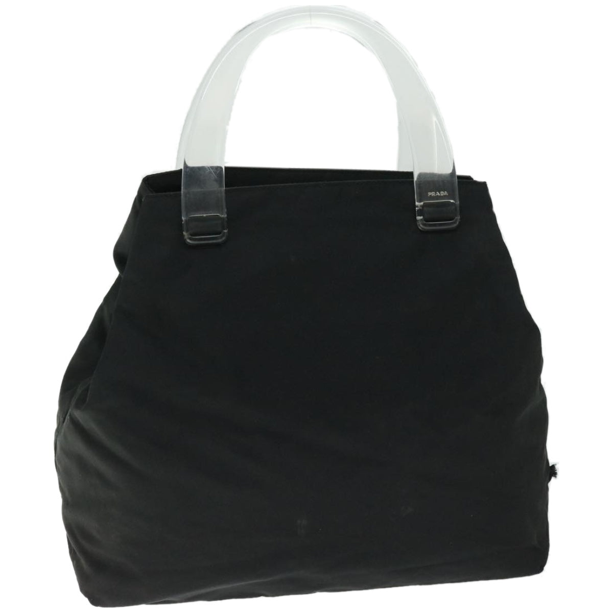 PRADA Hand Bag Nylon Black Auth ar11430 - 0