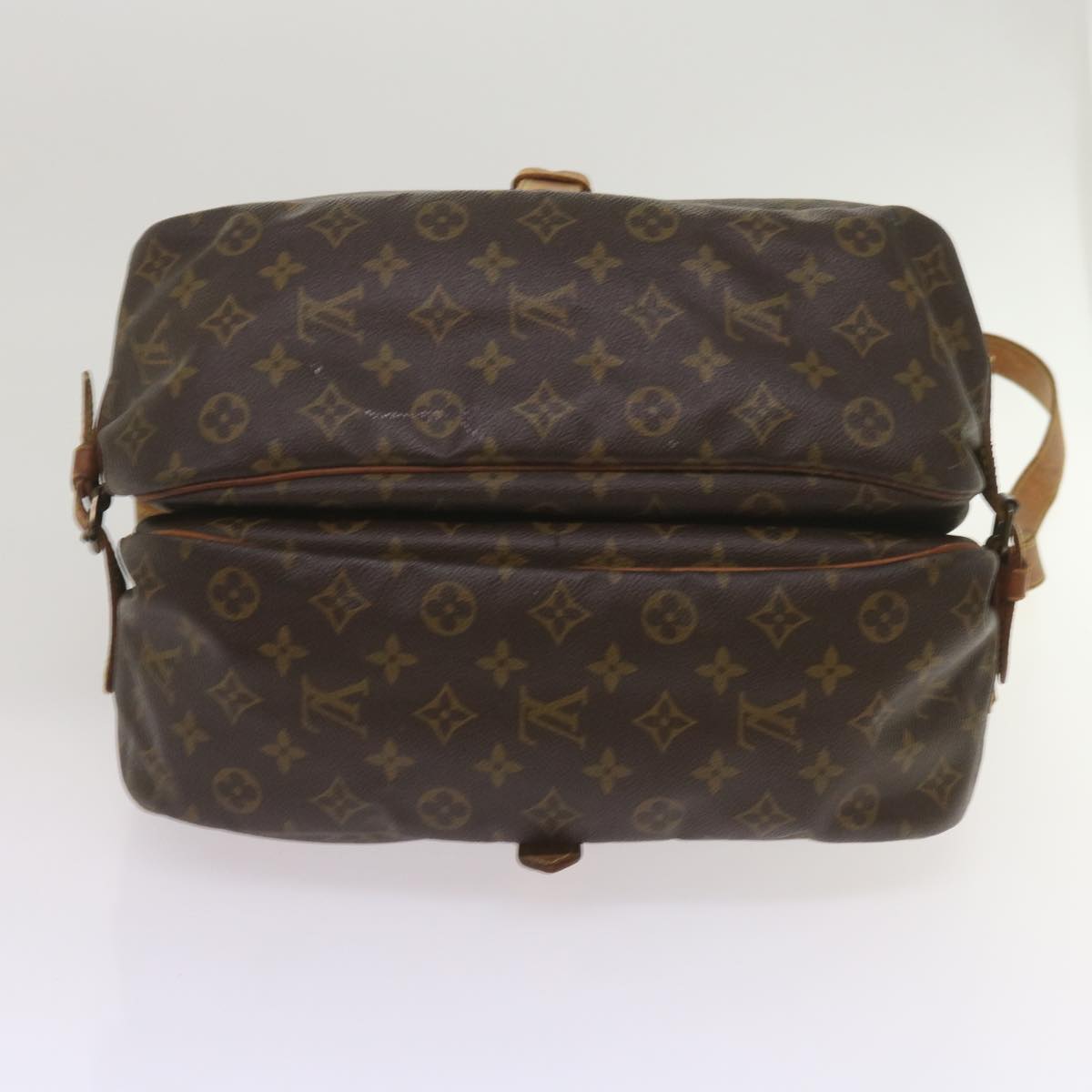 LOUIS VUITTON Monogram Saumur 35 Shoulder Bag M42254 LV Auth ar11433