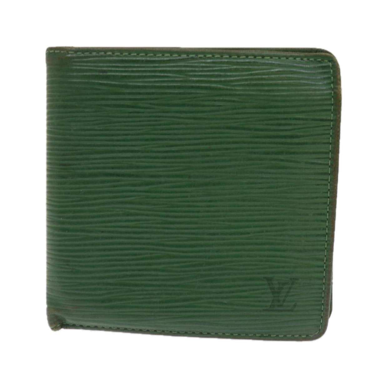 LOUIS VUITTON Epi Vernis Damier Graphite Wallet 9Set Yellow Green Auth ar11441 - 0