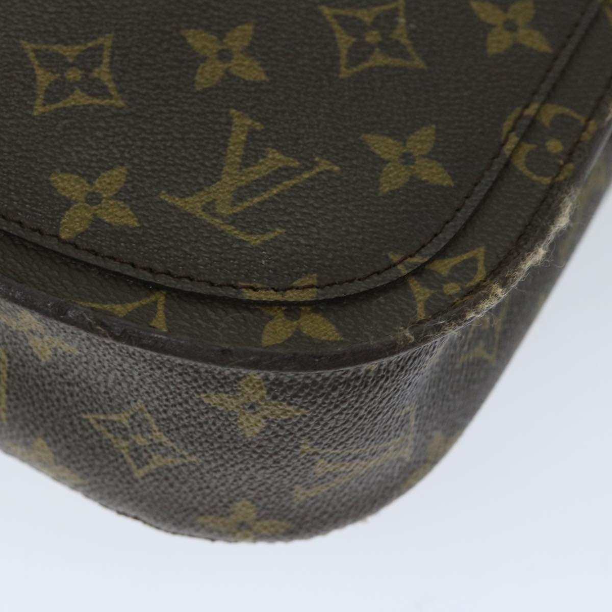 LOUIS VUITTON Monogram Saint Cloud GM Shoulder Bag Vintage M51242 Auth ar11447B