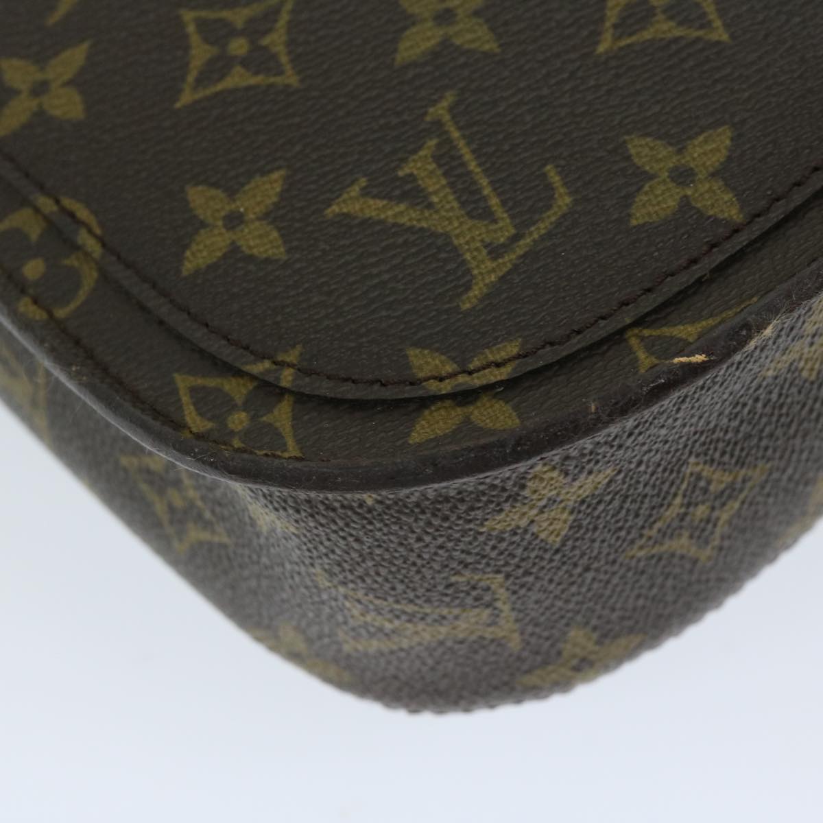 LOUIS VUITTON Monogram Saint Cloud GM Shoulder Bag Vintage M51242 Auth ar11447B