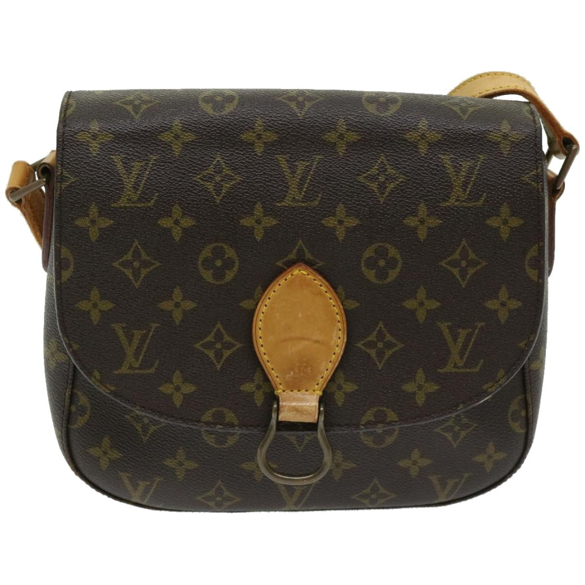 LOUIS VUITTON Monogram Saint Cloud GM Shoulder Bag Vintage M51242 Auth ar11448B - 0