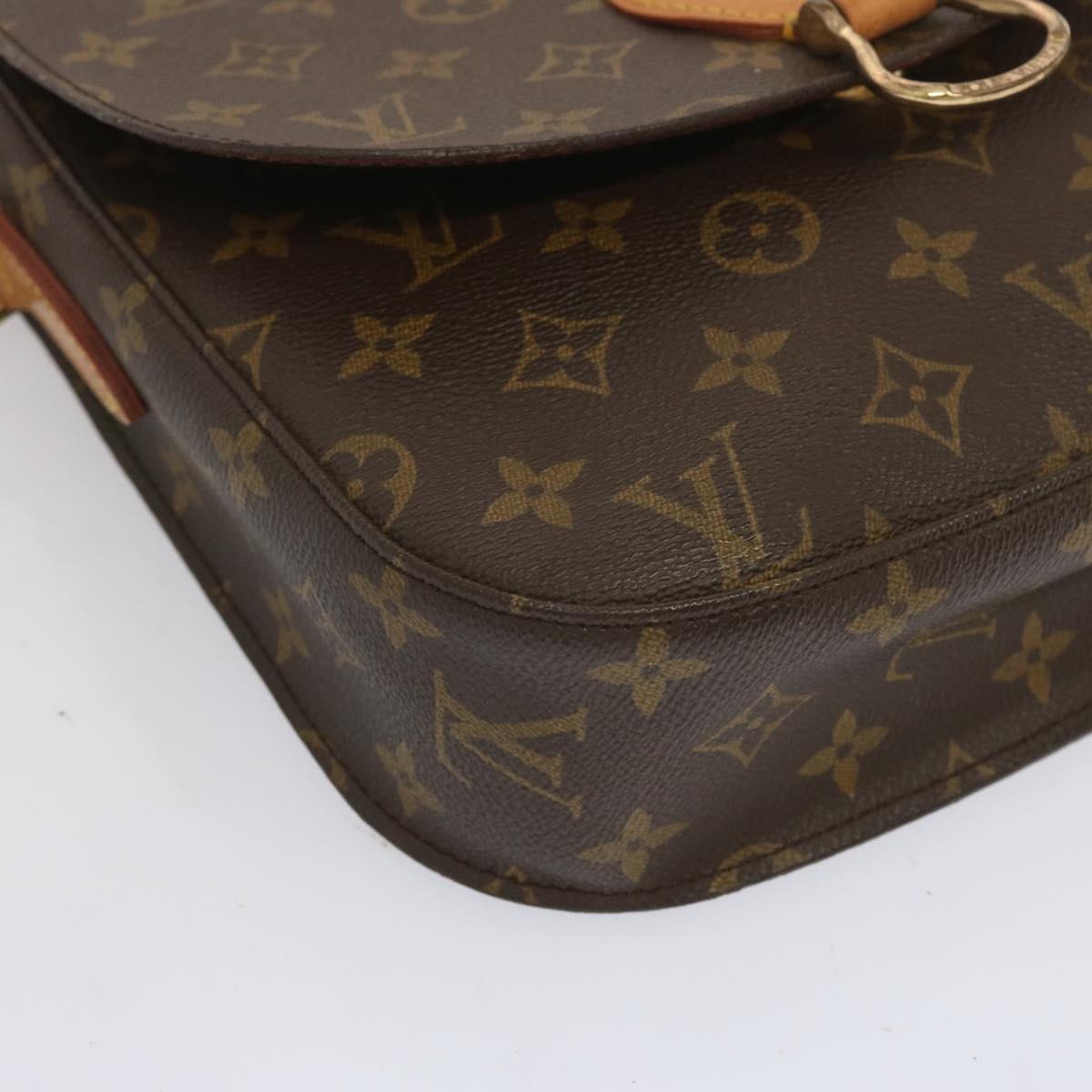 LOUIS VUITTON Monogram Saint Cloud GM Shoulder Bag M51242 LV Auth ar11452B