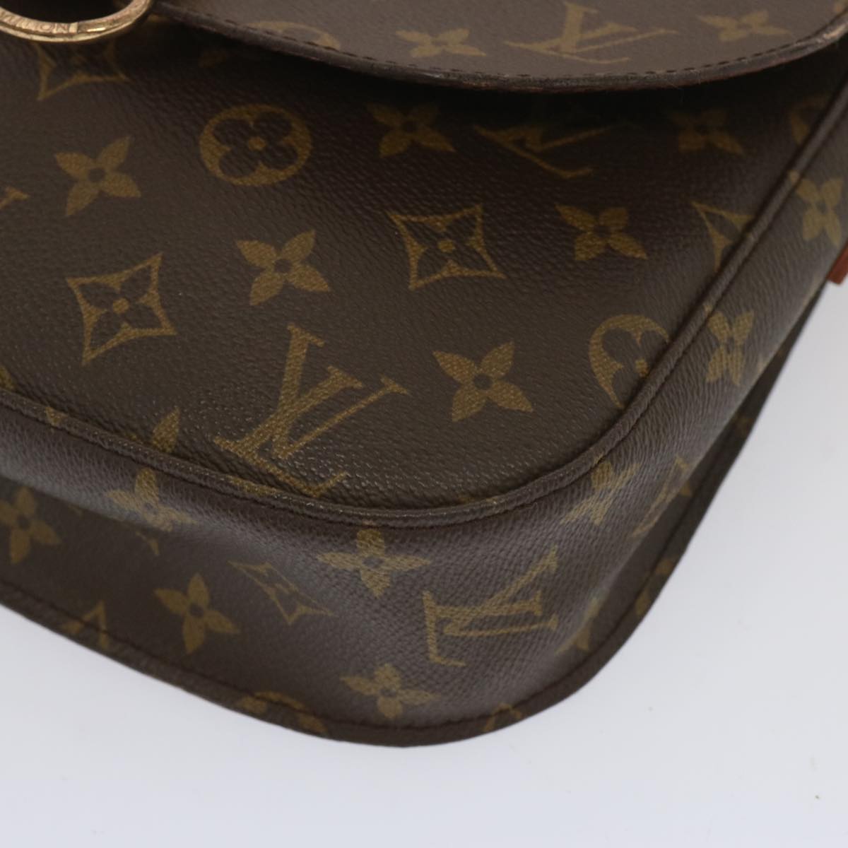 LOUIS VUITTON Monogram Saint Cloud GM Shoulder Bag M51242 LV Auth ar11452B