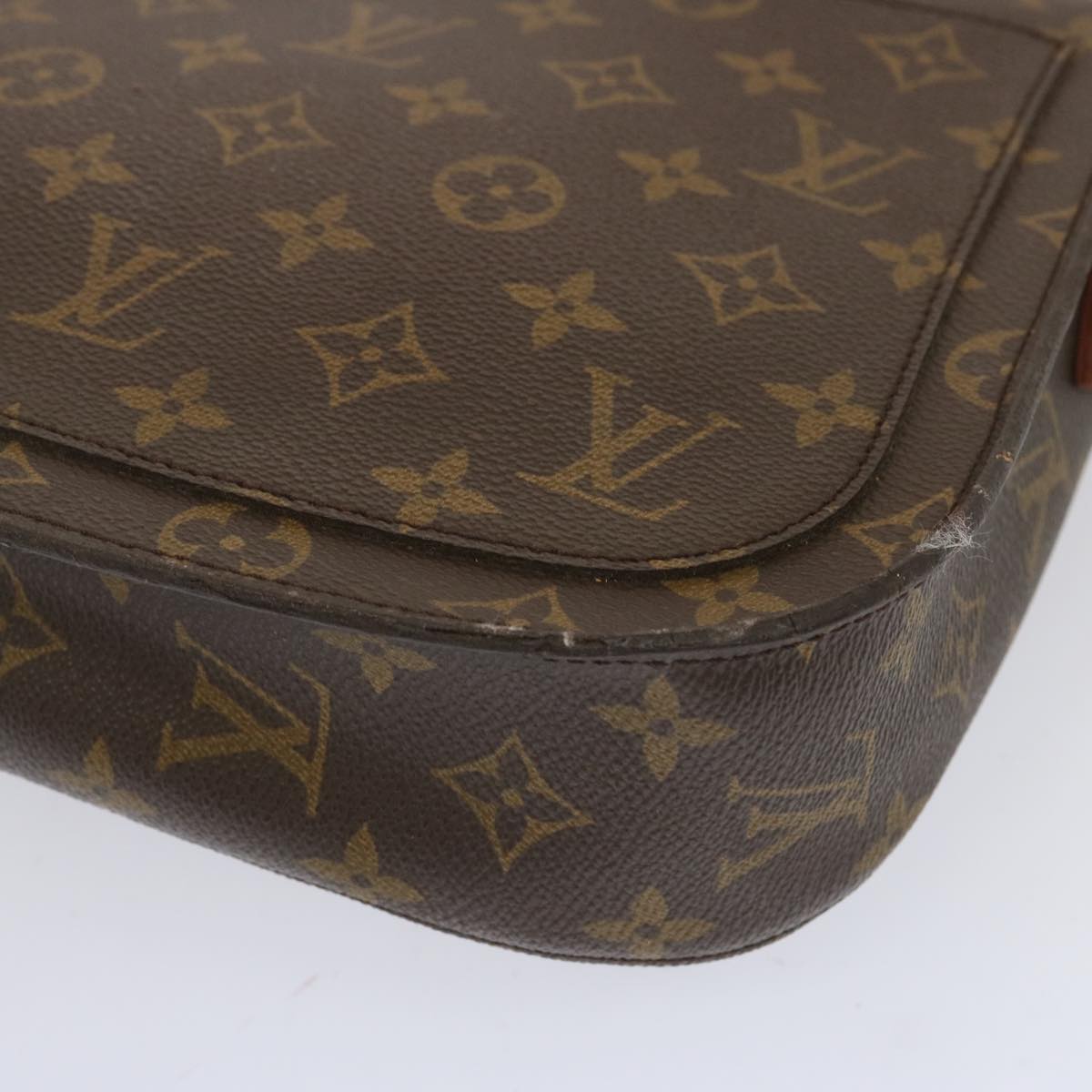 LOUIS VUITTON Monogram Saint Cloud GM Shoulder Bag M51242 LV Auth ar11452B