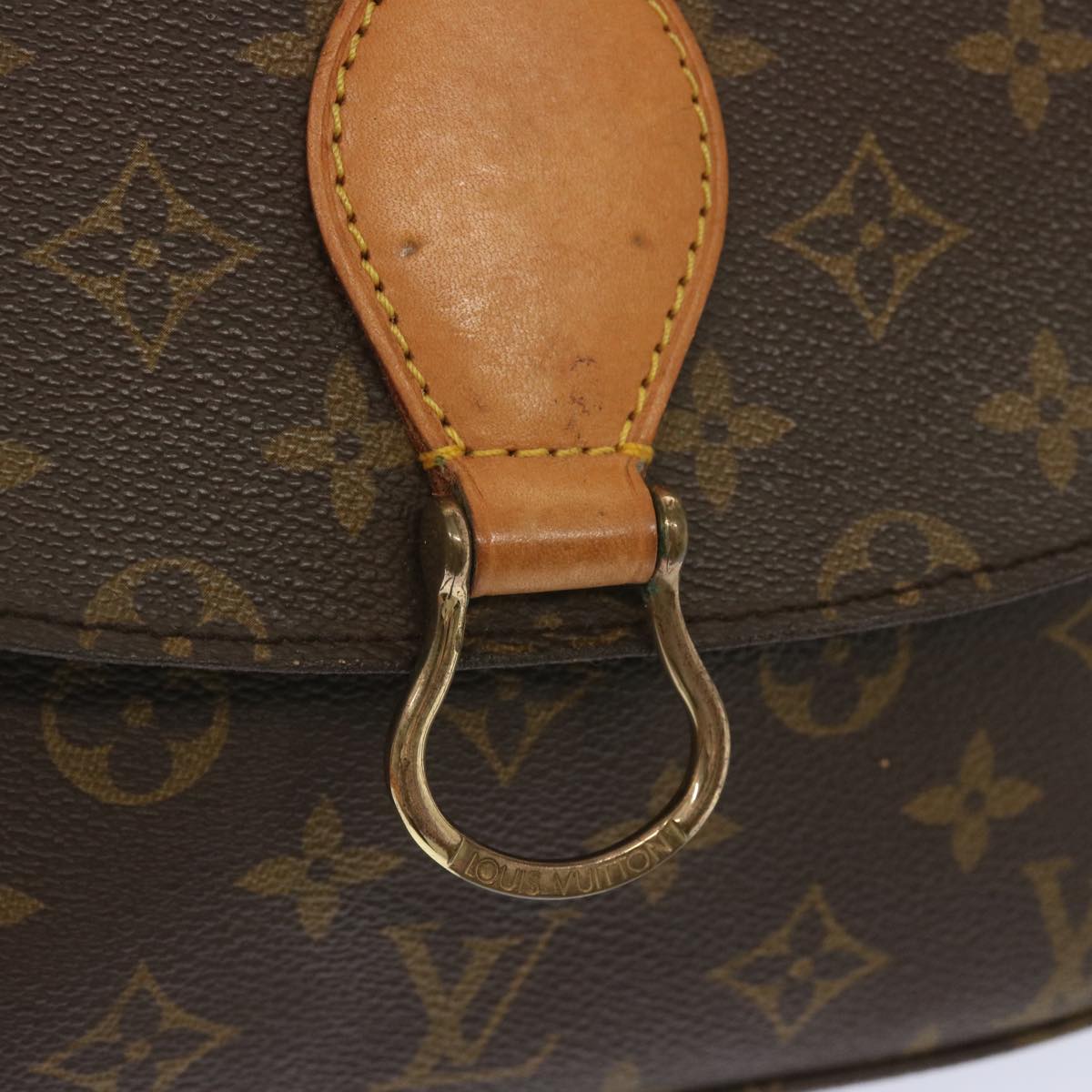 LOUIS VUITTON Monogram Saint Cloud GM Shoulder Bag M51242 LV Auth ar11452B