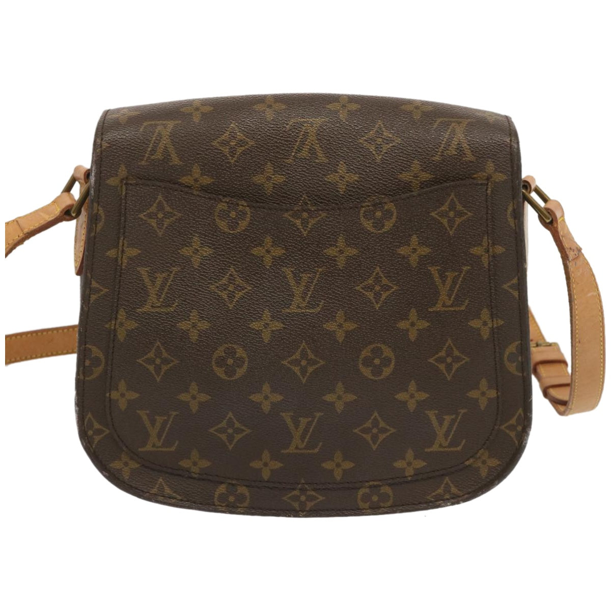 LOUIS VUITTON Monogram Saint Cloud GM Shoulder Bag M51242 LV Auth ar11452B