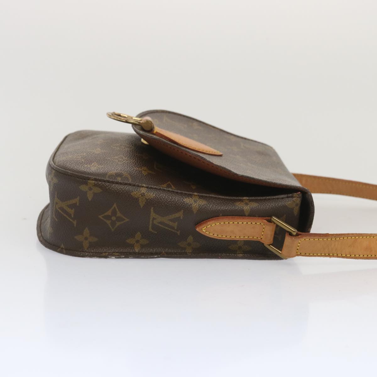 LOUIS VUITTON Monogram Saint Cloud GM Shoulder Bag M51242 LV Auth ar11452B