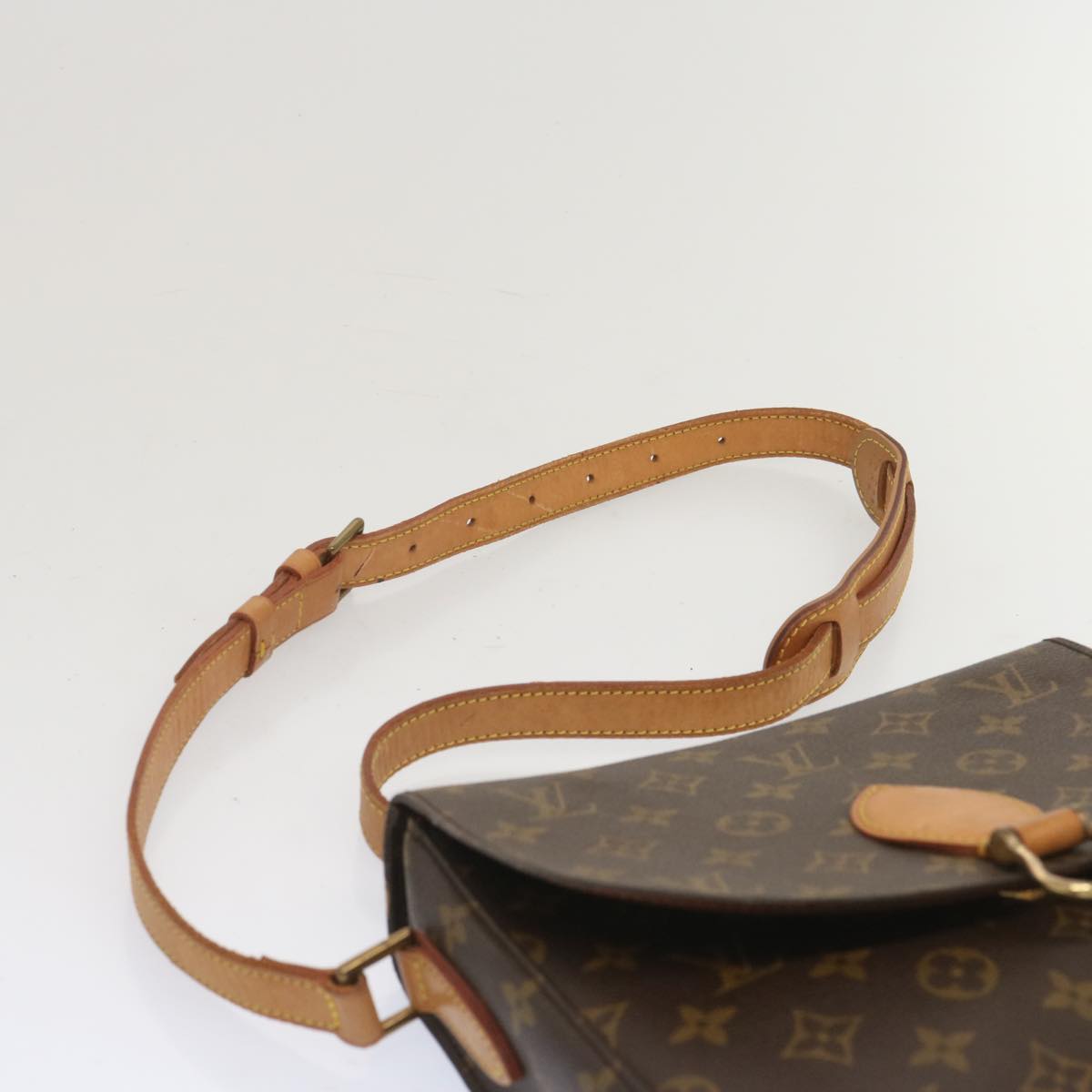 LOUIS VUITTON Monogram Saint Cloud GM Shoulder Bag M51242 LV Auth ar11452B