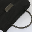 PRADA Hand Bag Nylon Black Auth ar11455B-6