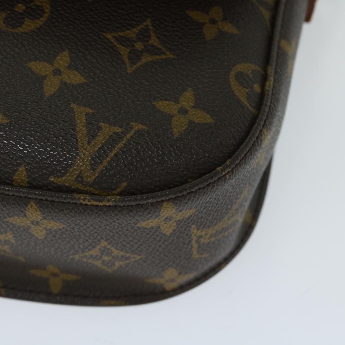 LOUIS VUITTON Monogram Saint Cloud GM Shoulder Bag M51242 LV Auth ar11459B