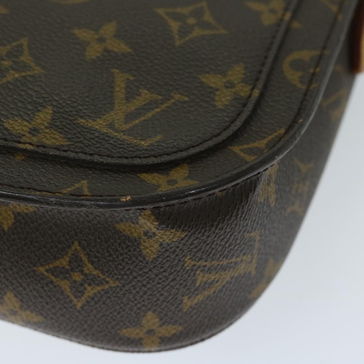 LOUIS VUITTON Monogram Saint Cloud GM Shoulder Bag M51242 LV Auth ar11459B