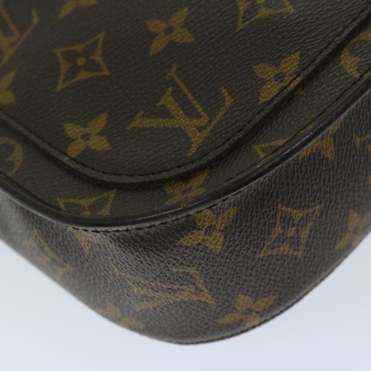 LOUIS VUITTON Monogram Saint Cloud GM Shoulder Bag M51242 LV Auth ar11459B