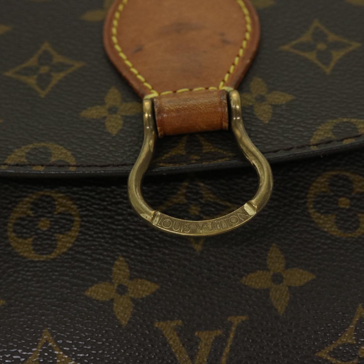 LOUIS VUITTON Monogram Saint Cloud GM Shoulder Bag M51242 LV Auth ar11459B