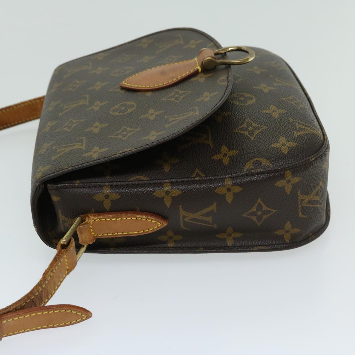 LOUIS VUITTON Monogram Saint Cloud GM Shoulder Bag M51242 LV Auth ar11459B