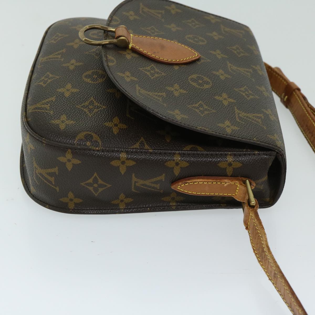 LOUIS VUITTON Monogram Saint Cloud GM Shoulder Bag M51242 LV Auth ar11459B