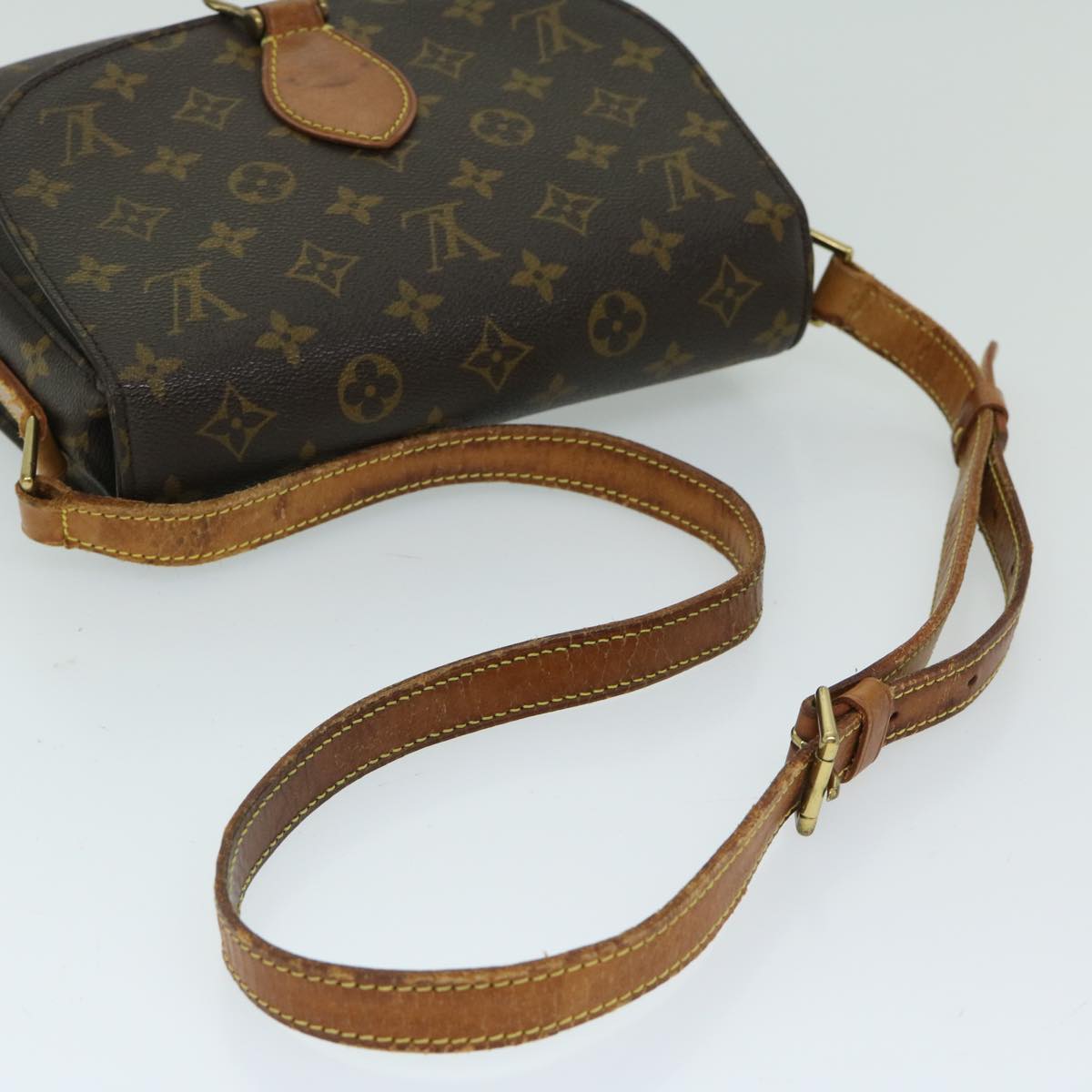 LOUIS VUITTON Monogram Saint Cloud GM Shoulder Bag M51242 LV Auth ar11459B