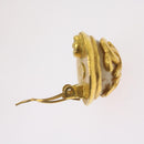 CHANEL Triple Coco Earring Gold CC Auth ar11464B-12