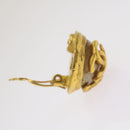 CHANEL Triple Coco Earring Gold CC Auth ar11464B-4