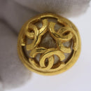 CHANEL Triple Coco Earring Gold CC Auth ar11464B-9