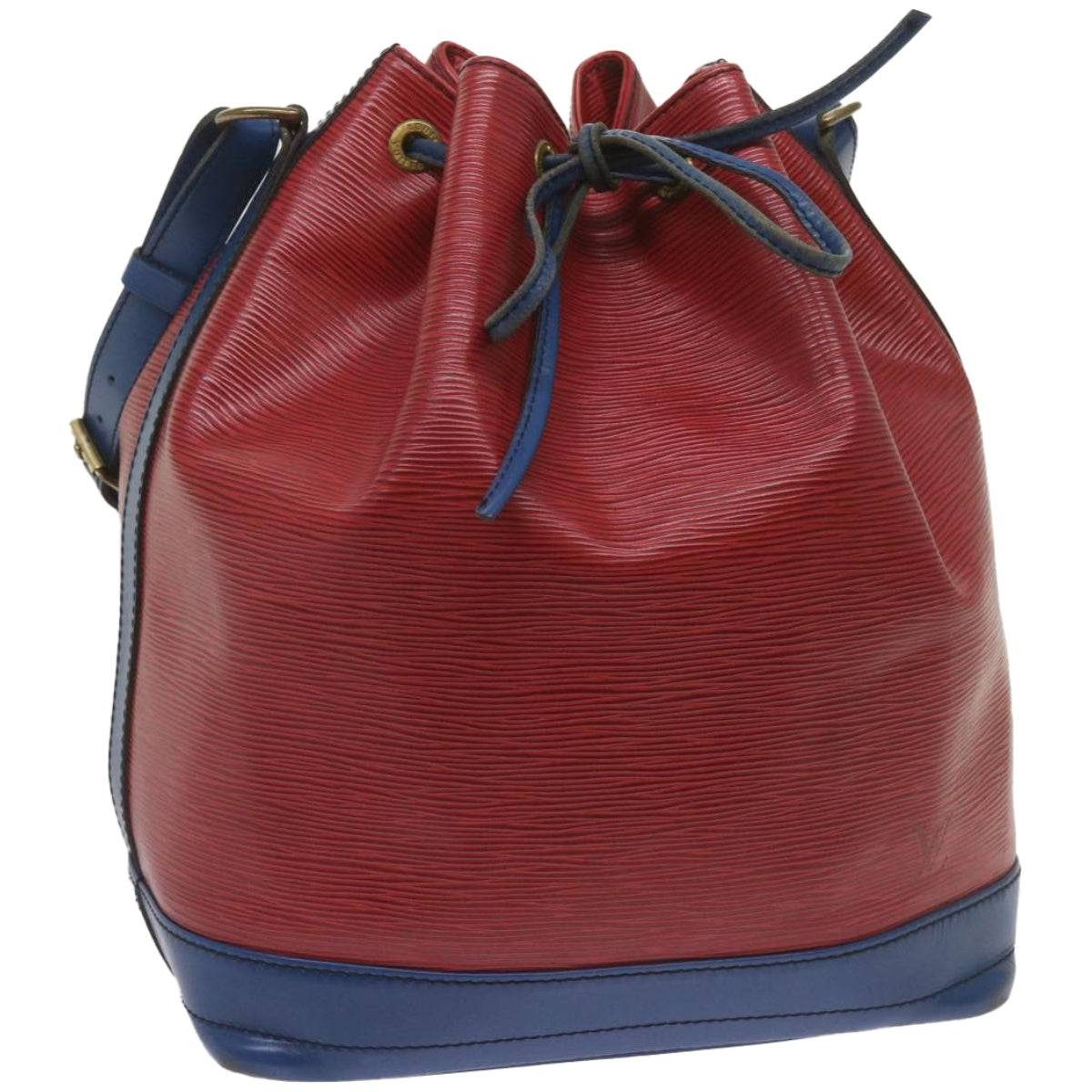 LOUIS VUITTON Epi Noe Shoulder Bag Bicolor Red Blue M44084 LV Auth ar11474B