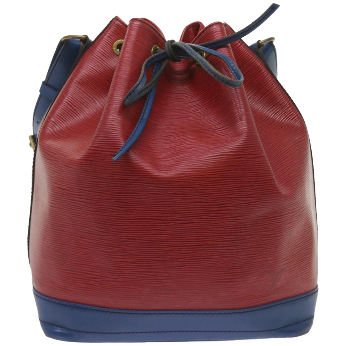 LOUIS VUITTON Epi Noe Shoulder Bag Bicolor Red Blue M44084 LV Auth ar11474B