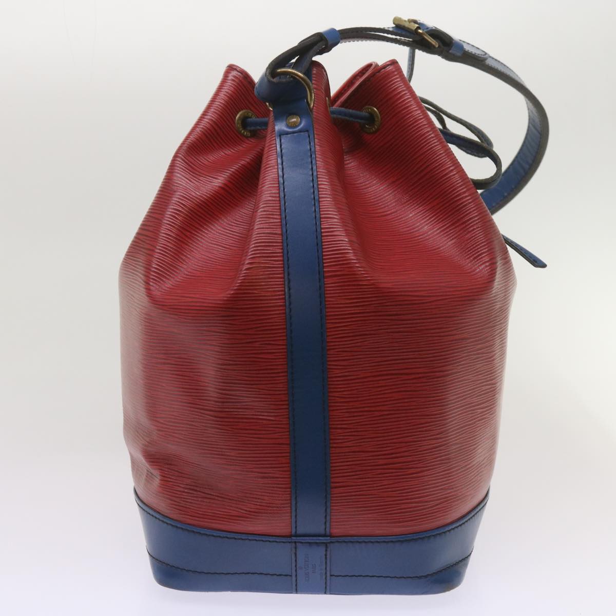 LOUIS VUITTON Epi Noe Shoulder Bag Bicolor Red Blue M44084 LV Auth ar11474B