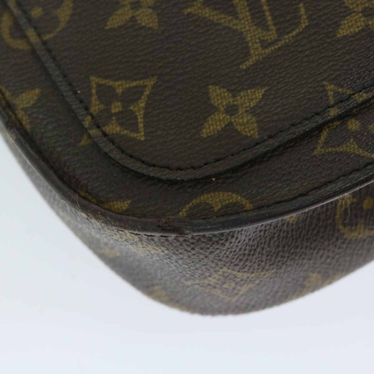 LOUIS VUITTON Monogram Saint Cloud MM Shoulder Bag M51243 LV Auth ar11475B