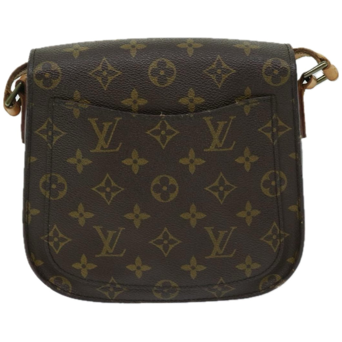 LOUIS VUITTON Monogram Saint Cloud MM Shoulder Bag M51243 LV Auth ar11475B