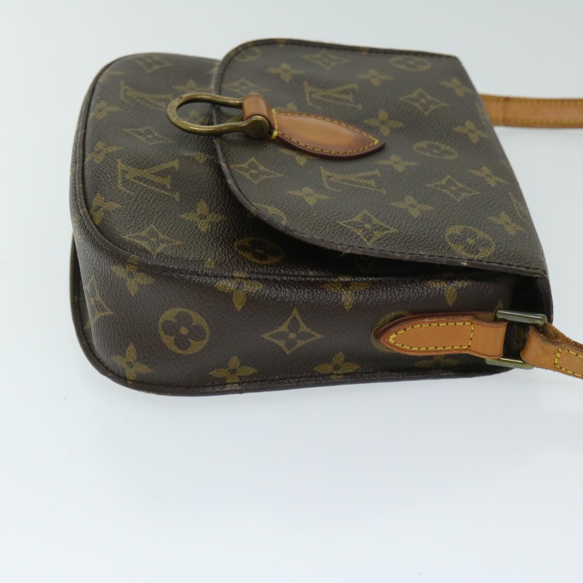 LOUIS VUITTON Monogram Saint Cloud MM Shoulder Bag M51243 LV Auth ar11475B