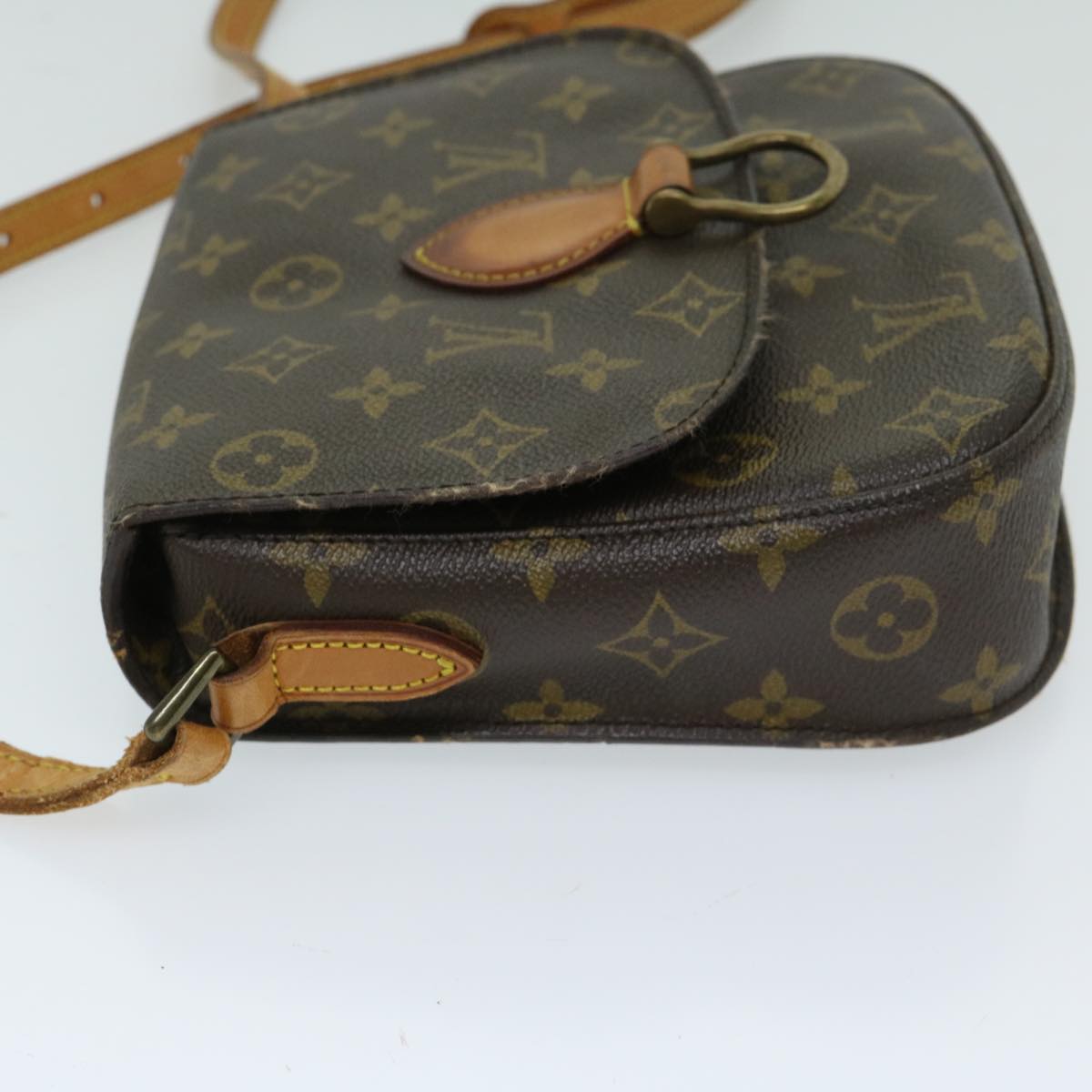 LOUIS VUITTON Monogram Saint Cloud MM Shoulder Bag M51243 LV Auth ar11475B