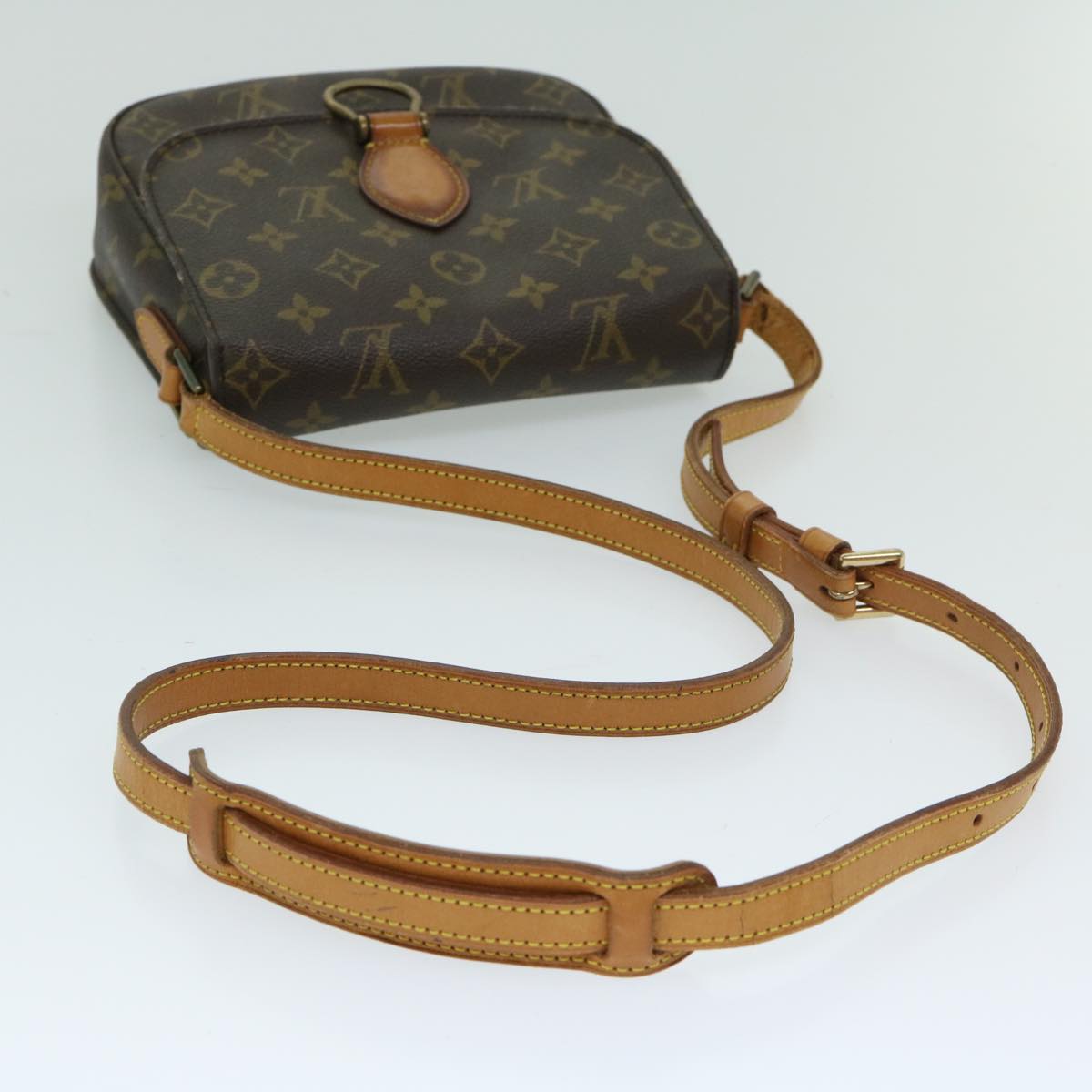 LOUIS VUITTON Monogram Saint Cloud MM Shoulder Bag M51243 LV Auth ar11475B