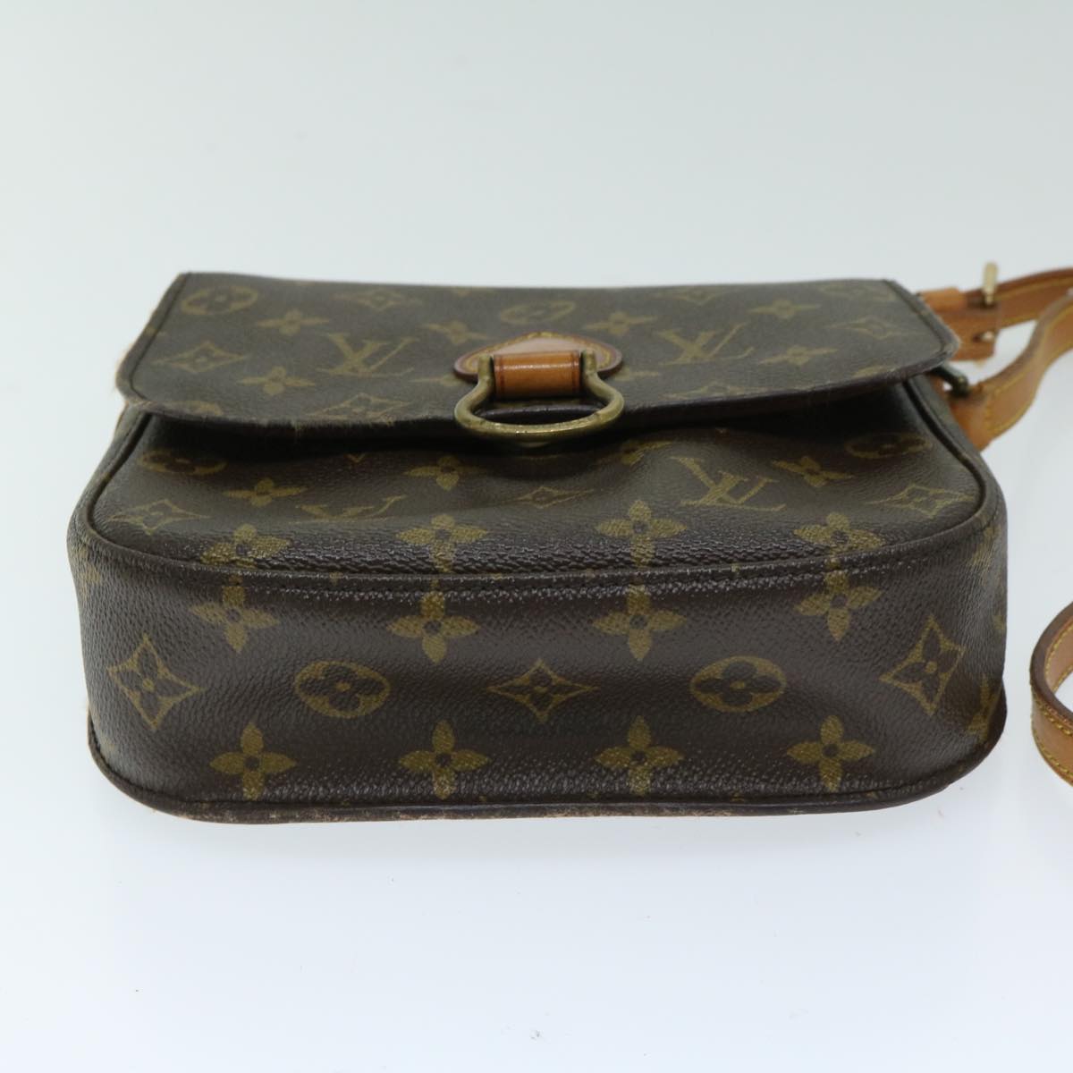 LOUIS VUITTON Monogram Saint Cloud MM Shoulder Bag M51243 LV Auth ar11475B